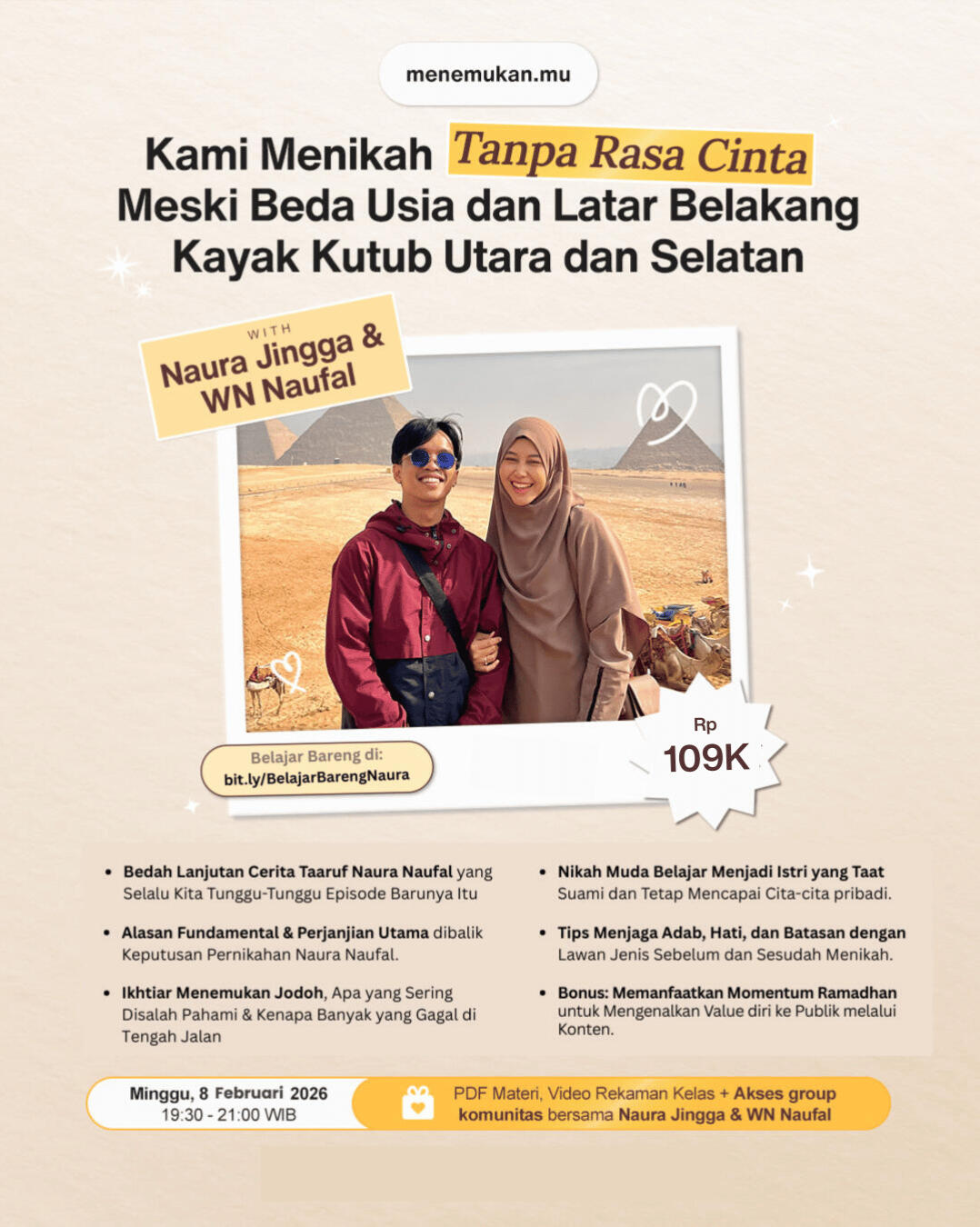 Rp 109,000 (REKAMAN + PDF MATERI)